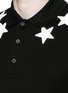 Detail View - Click To Enlarge - GIVENCHY - Star appliqué polo shirt