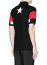 Back View - Click To Enlarge - GIVENCHY - Star appliqué colourblock polo shirt