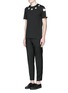 Figure View - Click To Enlarge - GIVENCHY - Star embroidery cotton T-shirt