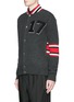 Front View - Click To Enlarge - GIVENCHY - '17' wool bomber jacket