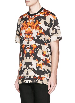 Givenchy - Flame Pixel Camouflage Print T-shirt | Men | Lane Crawford