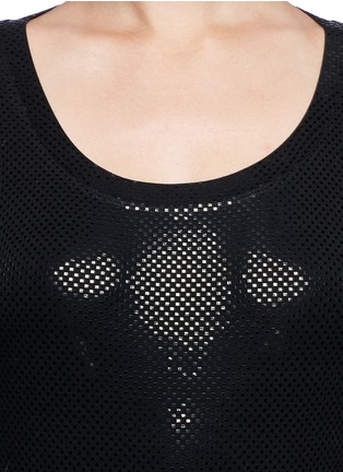 Detail View - Click To Enlarge - ST. JOHN - Micro square sequin tank top