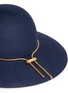 Detail View - Click To Enlarge - LANVIN - Snake chain rabbit fur felt capeline hat