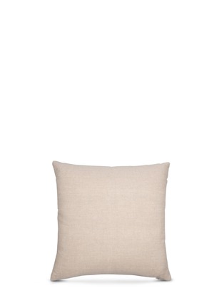 Back View - Click To Enlarge - NIKI JONES - Velvet linen cushion