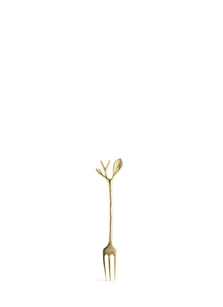 Main View - Click To Enlarge - BLUE LEAVES - Branch dessert fork