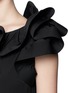 Detail View - Click To Enlarge - ARMANI COLLEZIONI - Asymmetric ruffle dress