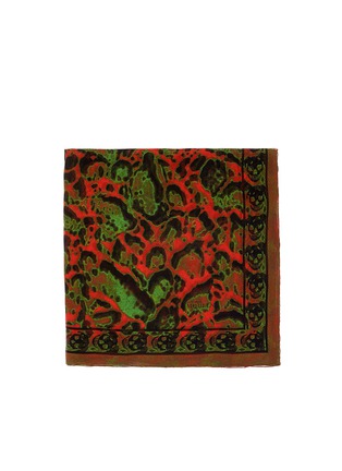 Main View - Click To Enlarge - ALEXANDER MCQUEEN - Leopard and skull print silk scarf