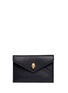 Main View - Click To Enlarge - ALEXANDER MCQUEEN - Skull envelope leather card holder
