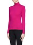 Front View - Click To Enlarge - ST. JOHN - Jersey turtleneck top