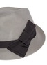 Detail View - Click To Enlarge - ARMANI COLLEZIONI - Bow wool fedora hat