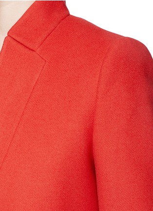 Detail View - Click To Enlarge - STELLA MCCARTNEY - Inverted lapel wool blend coat
