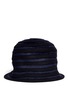 Main View - Click To Enlarge - ARMANI COLLEZIONI - Felt and velvet cloche hat