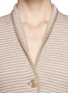 Detail View - Click To Enlarge - ARMANI COLLEZIONI - Rib knit jacket