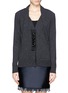 Main View - Click To Enlarge - LANVIN - Embroidery placket wool cardigan