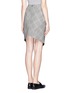 Back View - Click To Enlarge - STELLA MCCARTNEY - Houndstooth wool skirt