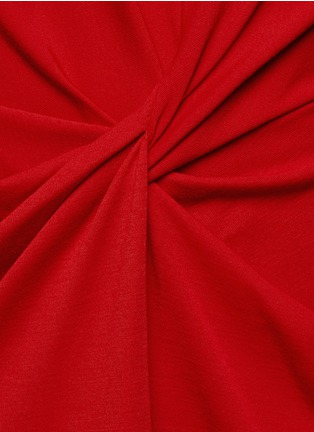 Detail View - Click To Enlarge - LANVIN - Twist front knit dress