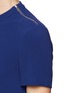 Detail View - Click To Enlarge - STELLA MCCARTNEY - Zip shoulder godet top