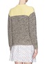 Back View - Click To Enlarge - CHLOÉ - Colourblock cashmere sweater