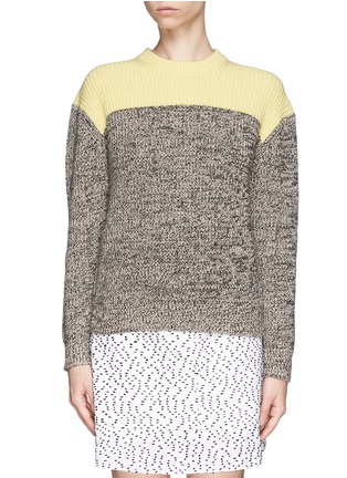 Main View - Click To Enlarge - CHLOÉ - Colourblock cashmere sweater