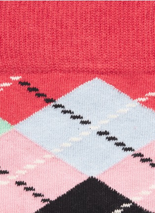 Detail View - Click To Enlarge - HAPPY SOCKS - Argyle socks