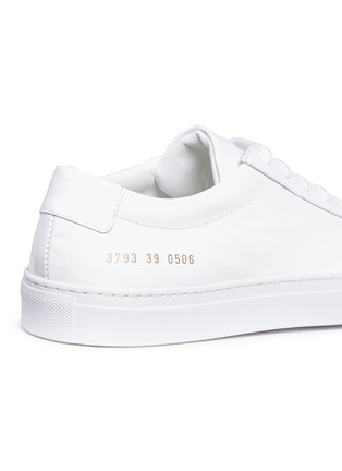 Detail View - Click To Enlarge - COMMON PROJECTS - 'Achilles' patent leather sneakers
