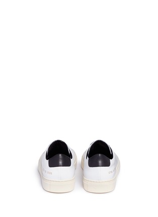 Back View - Click To Enlarge - COMMON PROJECTS - 'Achilles Retro' leather sneakers