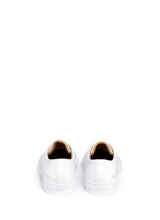 Back View - Click To Enlarge - COMMON PROJECTS - 'New Court' leather sneakers
