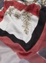 Detail View - Click To Enlarge - DIANORA SALVIATI - Vintage crane cashmere-silk scarf