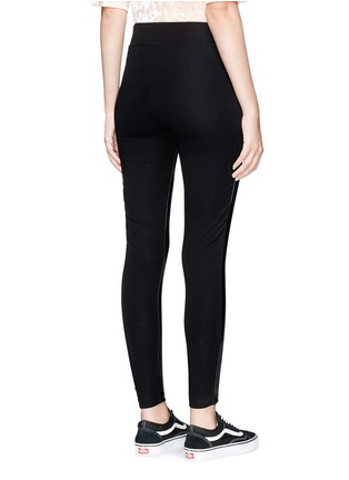 Back View - Click To Enlarge - TOPSHOP - Panelled ponte leggings