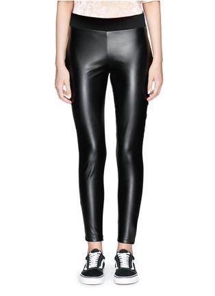 Main View - Click To Enlarge - TOPSHOP - Panelled ponte leggings