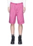Main View - Click To Enlarge - SACAI - Belted overdyed cotton shorts