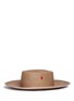 Figure View - Click To Enlarge - MY BOB - 'Sevillana' butterfly appliqué straw boater hat