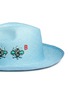 Detail View - Click To Enlarge - MY BOB - Floral embellished straw fedora hat