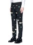 Front View - Click To Enlarge - THOM BROWNE  - Icon embroidered wool fresco pants