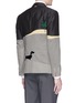 Back View - Click To Enlarge - THOM BROWNE  - 'Beach Story' embroidered patchwork blazer