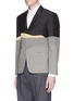 Front View - Click To Enlarge - THOM BROWNE  - 'Beach Story' embroidered patchwork blazer