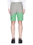 Main View - Click To Enlarge - THOM BROWNE  - 'Beach Story' embroidered patchwork shorts