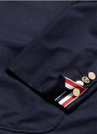  - THOM BROWNE  - Whale embroidered cashmere blazer