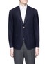 Main View - Click To Enlarge - THOM BROWNE  - Whale embroidered cashmere blazer
