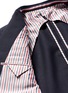 Detail View - Click To Enlarge - THOM BROWNE  - Wool hopsack blazer