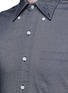 Detail View - Click To Enlarge - THOM BROWNE  - Stripe cotton Oxford shirt