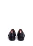 Back View - Click To Enlarge - THOM BROWNE  - Classic longwing brogue pebble leather derbies