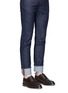 Figure View - Click To Enlarge - THOM BROWNE  - Classic longwing brogue pebble leather derbies