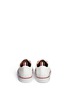 Back View - Click To Enlarge - THOM BROWNE  - Pebble leather sneakers
