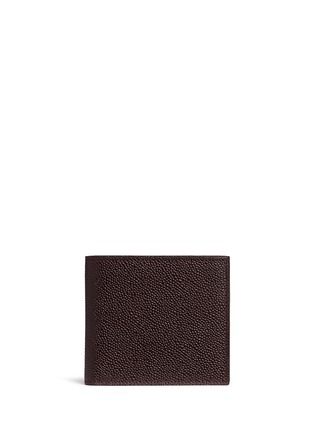 Main View - Click To Enlarge - THOM BROWNE  - Pebble grain leather bifold wallet