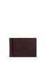 Main View - Click To Enlarge - THOM BROWNE  - Pebble grain leather money clip wallet