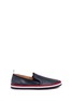 Main View - Click To Enlarge - THOM BROWNE  - Coated canvas espadrille slip-ons