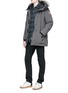 Figure View - Click To Enlarge - CANADA GOOSE - 'LANGFORD' FUR TRIM DOWN PADDED PARKA