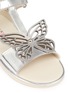 Detail View - Click To Enlarge - SOPHIA WEBSTER - 'Flutterby' butterfly mirror leather toddler sandals