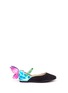 Main View - Click To Enlarge - SOPHIA WEBSTER - 'Chiara Mini' butterfly suede toddler Mary Jane flats